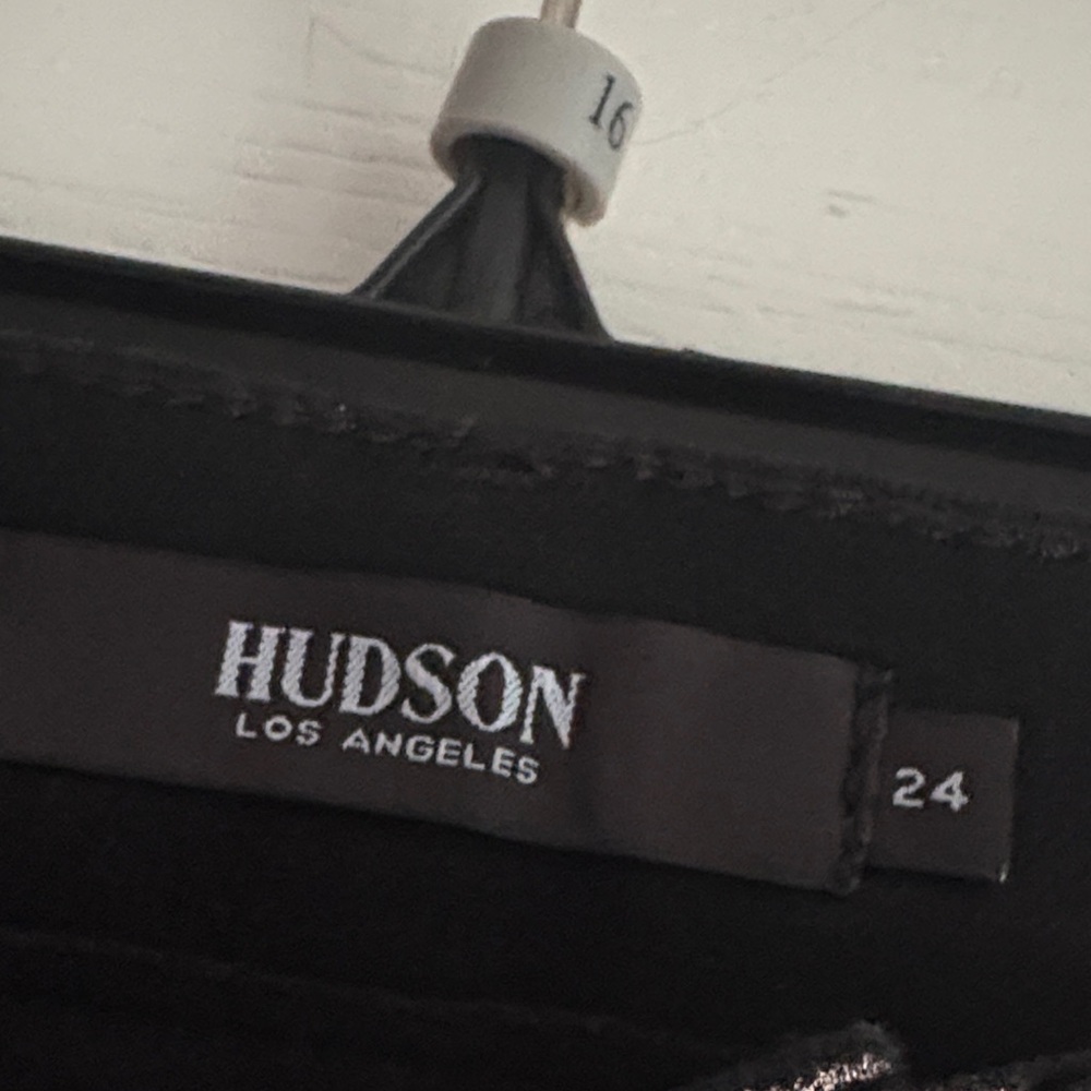 Hudson Jeans Metallic Denim Skirt - Picture 4 of 6